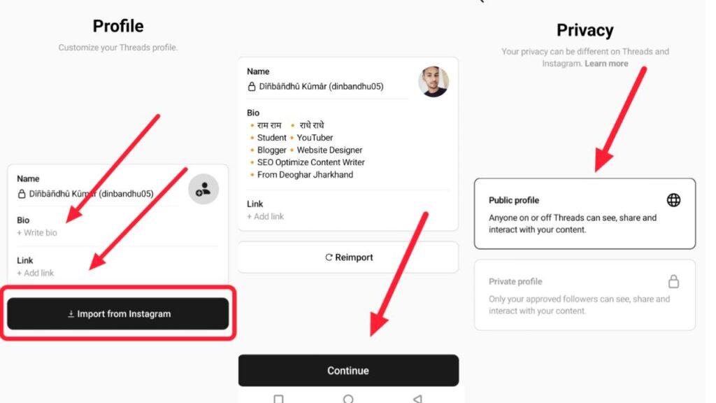 How to Sign Up in Threads App
